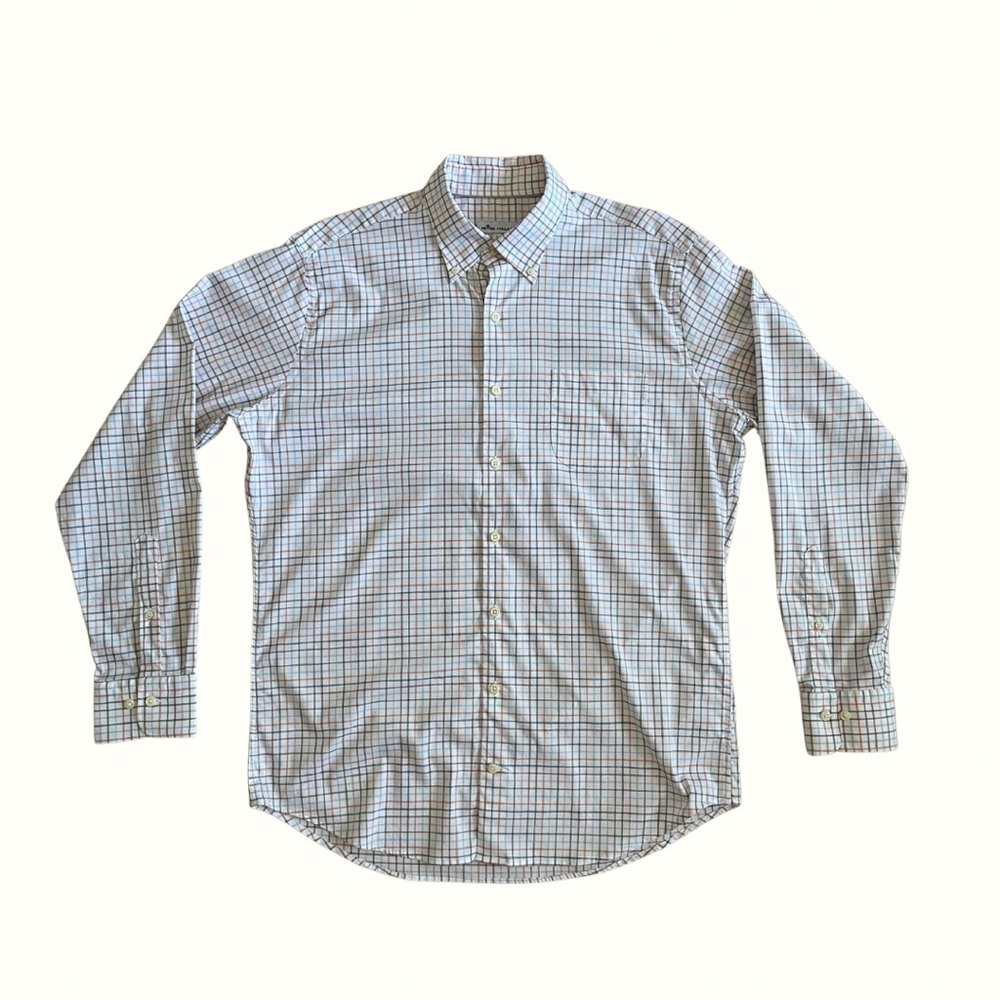 Peter Millar Men’s Shirt Long Sleeve Button Down Multicolor Plaid - Picture 2 of 14
